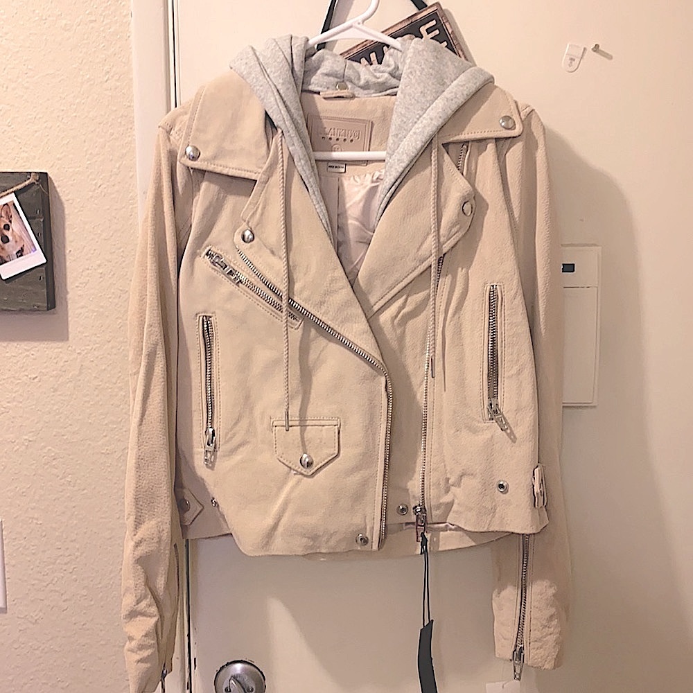 Brand new suede leather jacket
